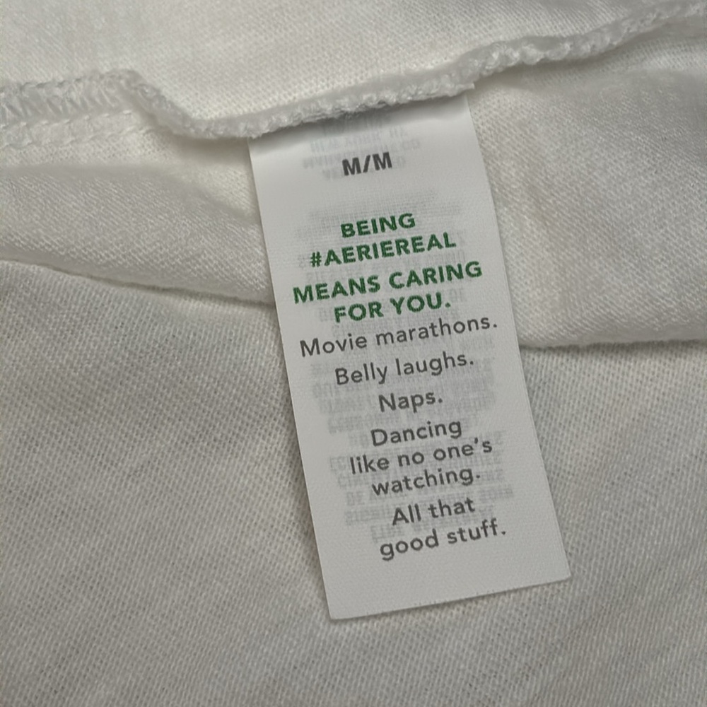 NWT Aerie Bubble Sleeve T-shirt Top - Picture 4 of 5
